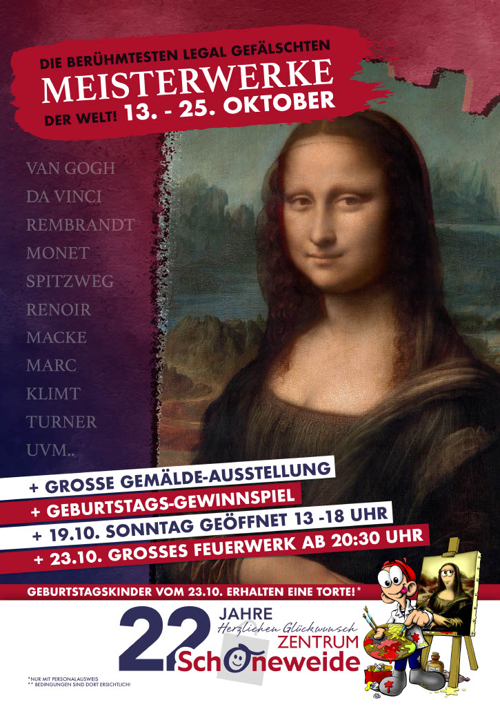 Fälschungen Austellung Plakat