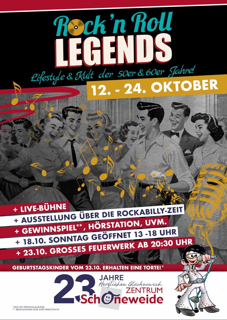 Rock n' Roll PLAKAT Rock N' Roll Plakat